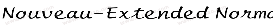 Nouveau-Extended Normal字体转换